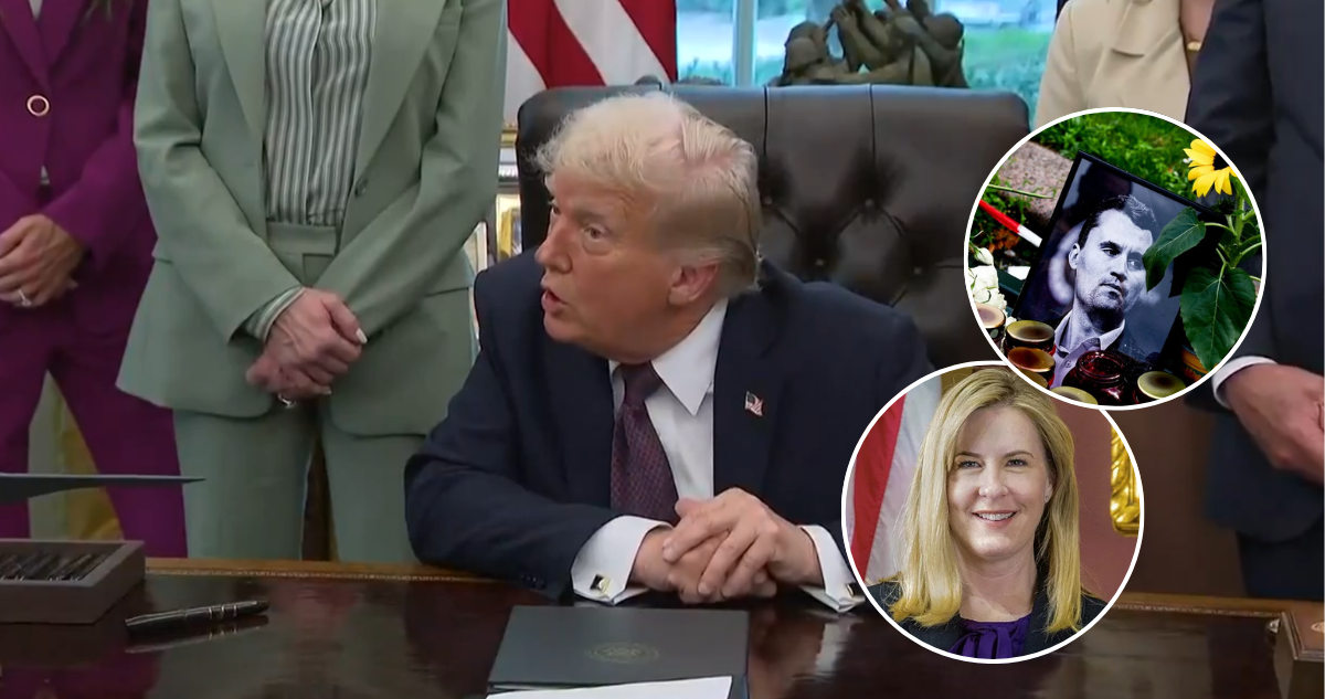 ¿Quién?: La reacción de Trump a pregunta sobre el asesinato de congresista demócrata y su marido