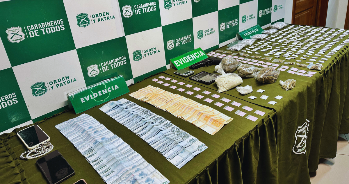 Operación ‘Viento Norte’ permite desarticular a banda que vendía drogas en Lebu: se allanaron 10 casas