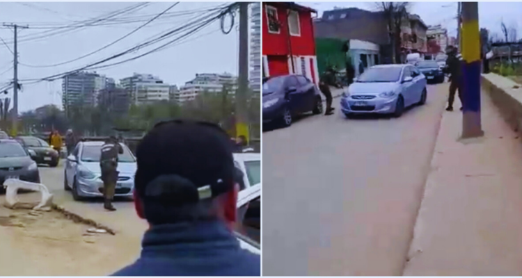 Un detenido, otro prófugo y un Carabinero herido: los detalles tras persecución en Viña del Mar