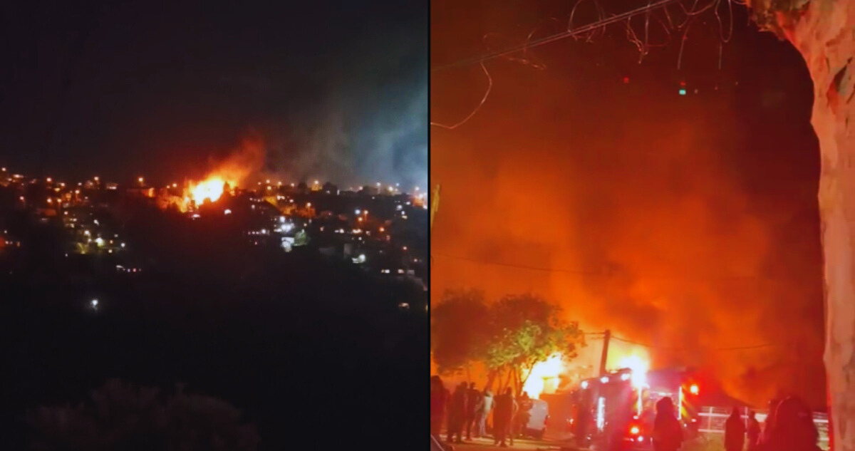 Gigantesco incendio en sector Forestal Alto de Viña del Mar: van cinco casas consumidas