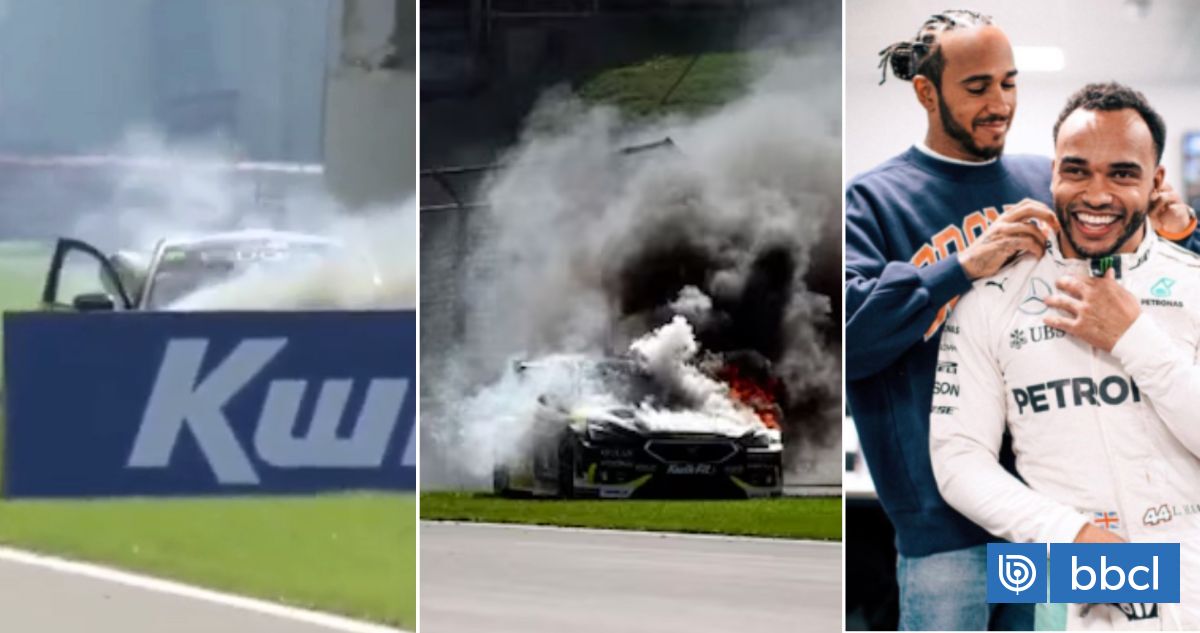 Hermano de Lewis Hamilton sobrevivió a incendio en plena carrera