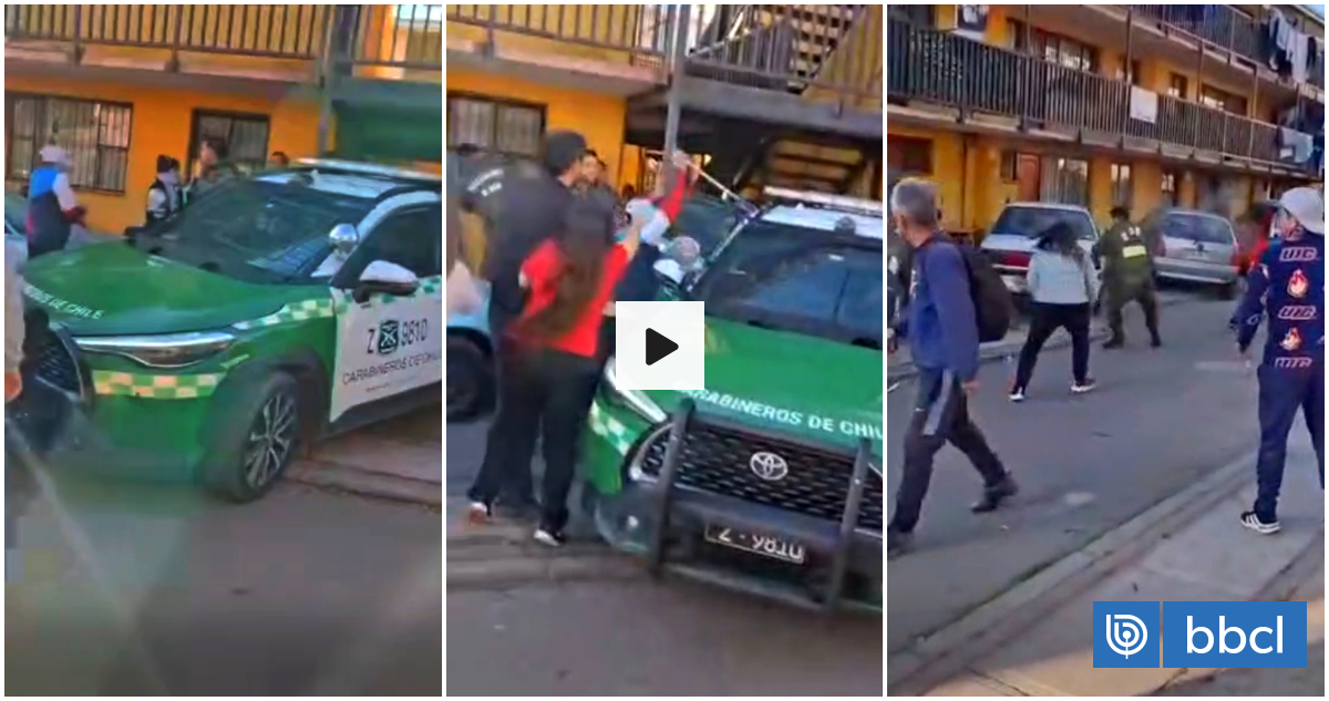 Violenta turba ataca a carabineros que prestaron cobertura a familia amenazada de muerte en Talagante