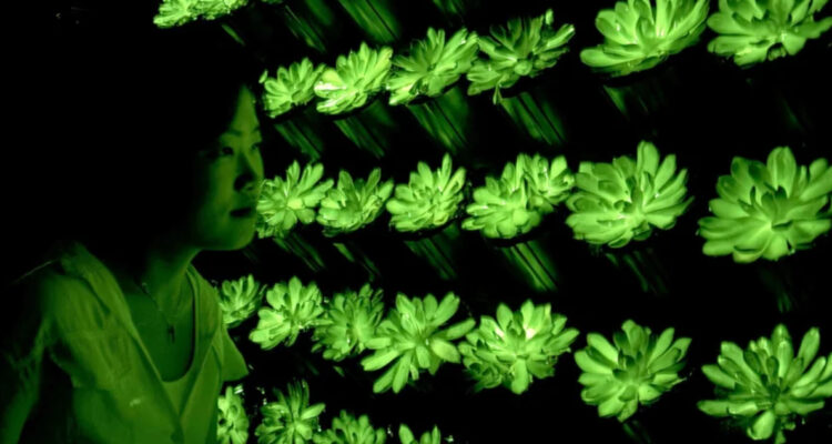 Fotos de las suculentas que brillan en la oscuridad