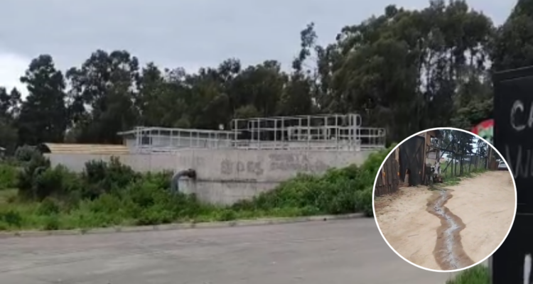 Vecinos de Puchuncaví denuncian desborde de aguas servidas: reclaman olores insoportables en viviendas