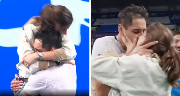Tabilo celebra con beso y abrazo junto a pareja el título en el ATP de Chengdú: “Estoy muy feliz”