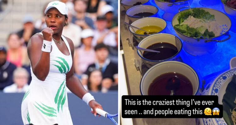 Taylor Townsend armó polémica en China por la comida.