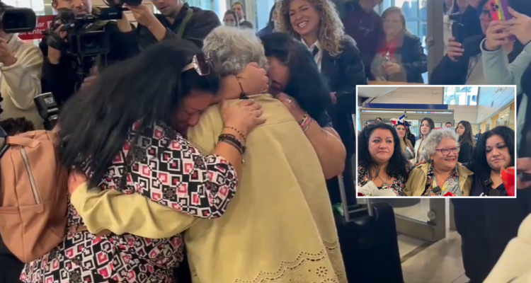 Tras 46 años, mujer se reencuentra con hijas gemelas que le arrebataron en dictadura: viven en Italia