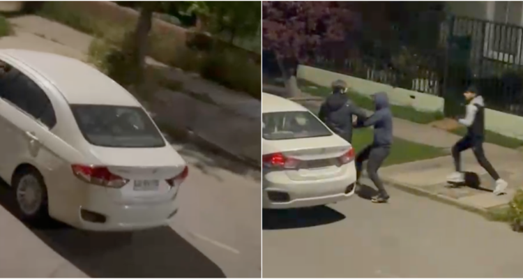 “Carabineros no se ha hecho presente”: familia sufre turbazo en Cerrillos y autores huyen por disparos