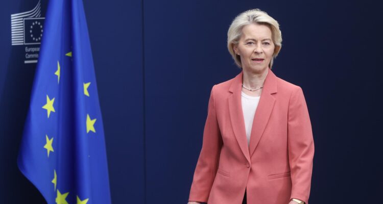 La presidenta de la Comisión Europea, Ursula von der Leyen
