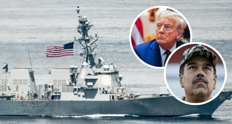 USS Sampson, Donald Trump y Nicolás Maduro