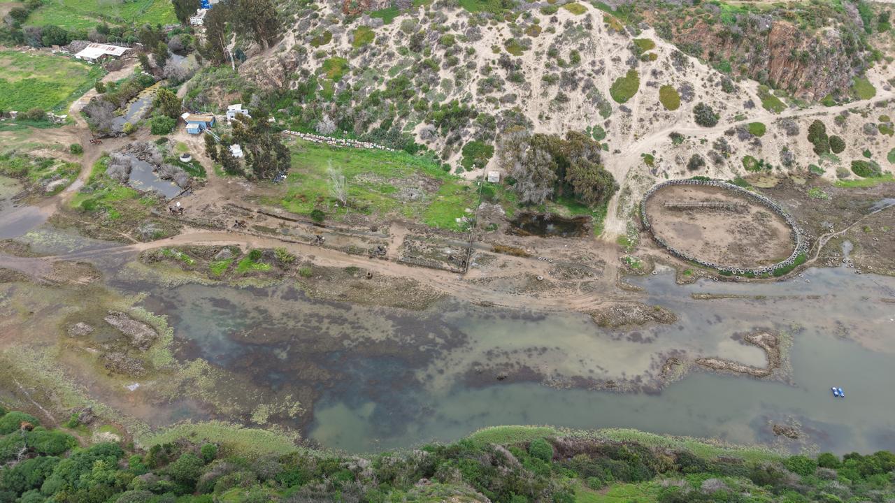 Picadero en el humedal de Quilimarí