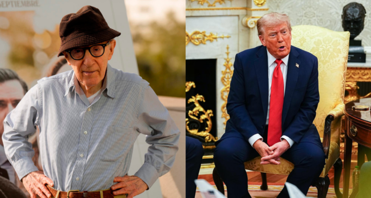 Woody Allen y Donald Trump en referencia a elogios a su calidad actoral