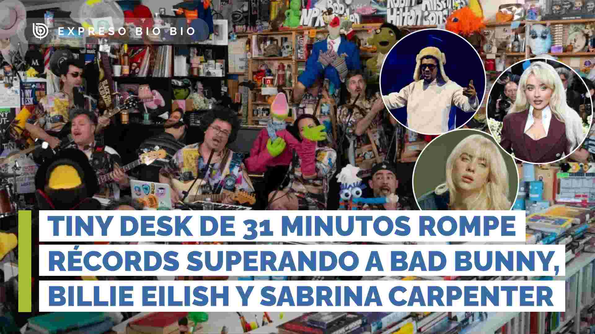 Productora del Tiny Desk explica los récords que está rompiendo 31 Minutos