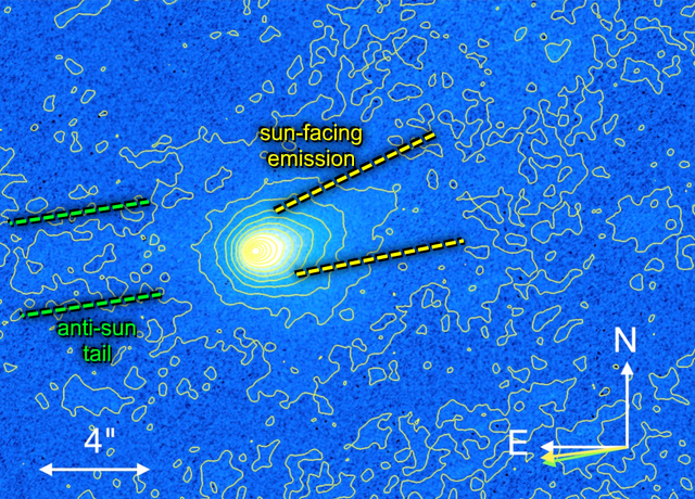 Anticola del cometa 3I/ATLAS | Hubble