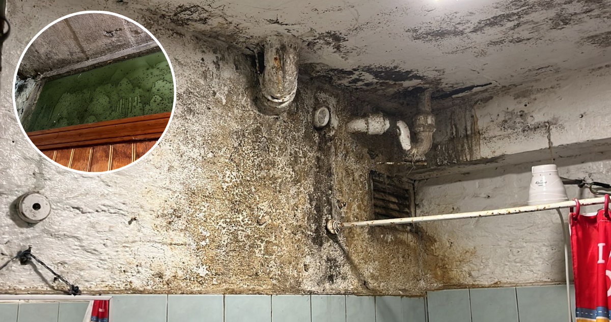 Colapso de ducto de aguas servidas causa estragos en departamento de histórico sector de Coronel