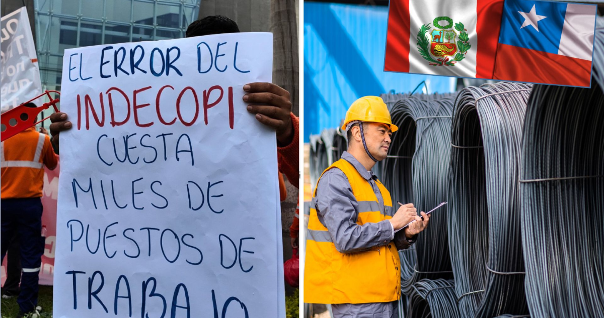 Protestas por sobretasa al alambrón chino en Perú.