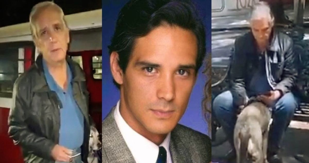 Captan a famoso actor de Televisa Alejandro Landero viviendo en la calle junto a sus 5 mascotas tras quedar sin hogar