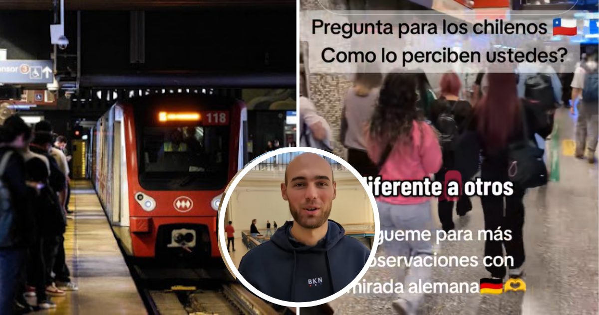 Alemán por Metro de Santiago