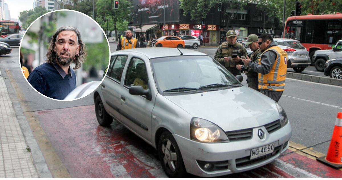 Sorprenden a Andrés Chadwick Costa circulando en auto con papeles vencidos y con 330 multas en 16 años