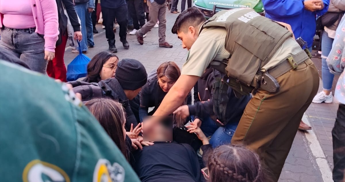 Apuñalado en el centro de Concepción