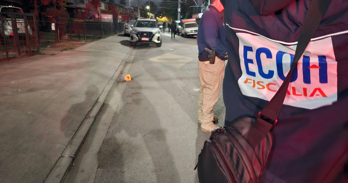 Ataque con arma de fuego en Renca deja un fallecido y un herido de gravedad