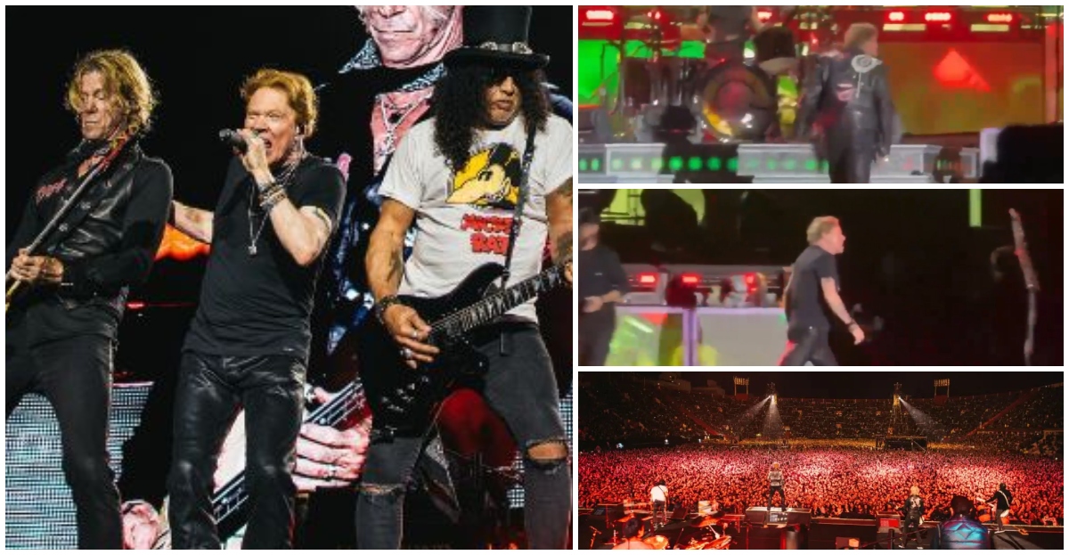 Axl Rose tuvo momento de furia en show en Argentina: lanzó micrófono y criticó a técnicos