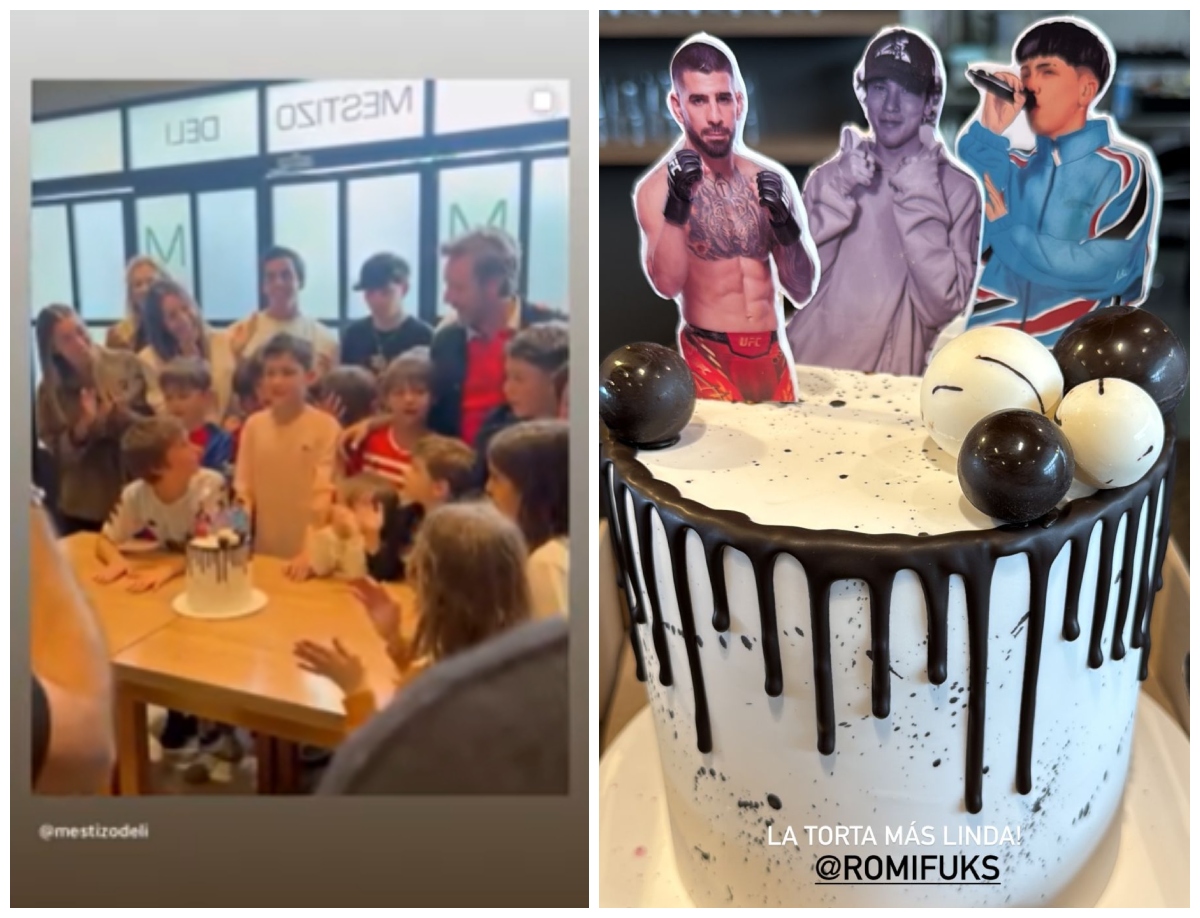 Benjamín Vicuña y Pampita celebraron en grande 11 años de su hijo: torta especial y estrellas de TV