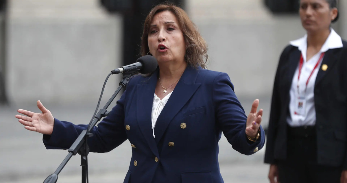 Dina Boluarte, expresidenta de Perú