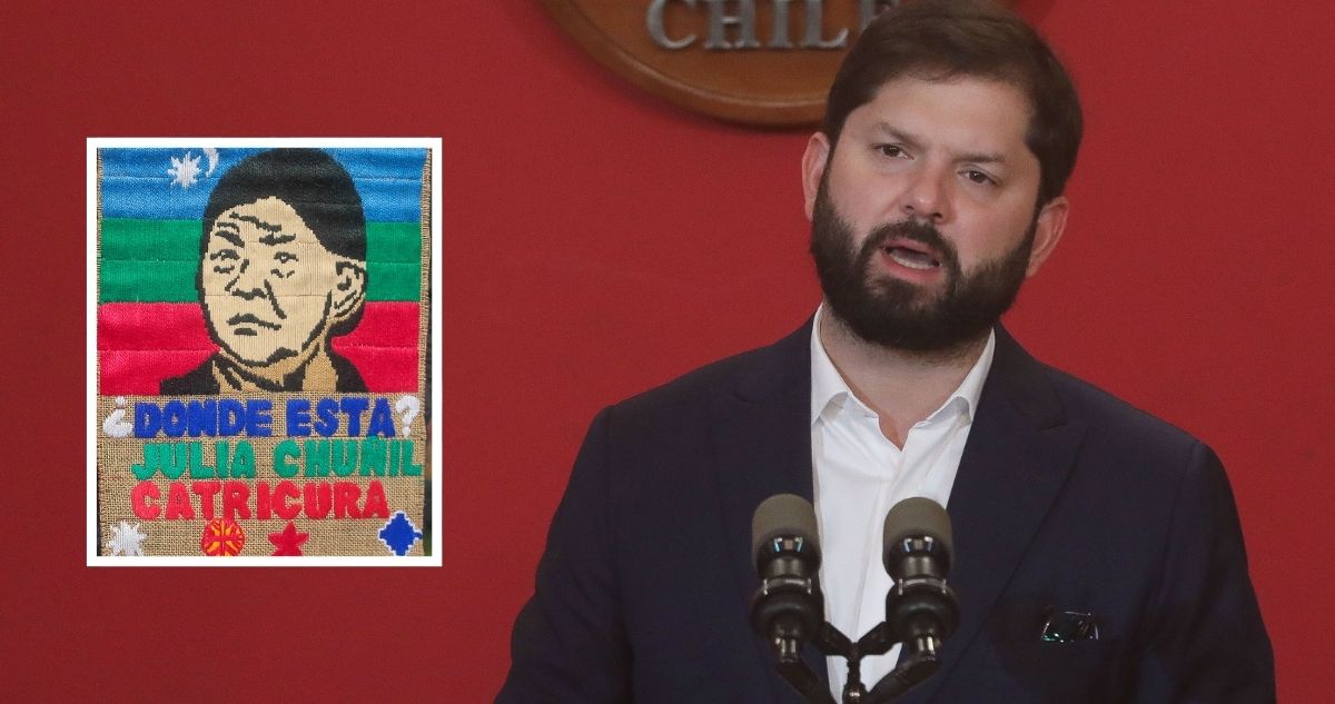 Boric y caso Julia Chuñil: “Merece verdad y justicia (…) instamos a que las instituciones funcionen”