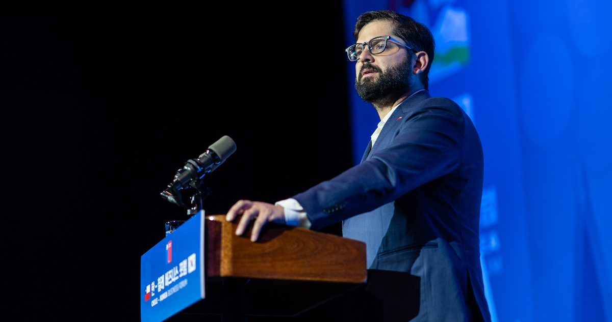 Boric propone a surcoreanos alianza ante guerra comercial de “países circunstancialmente poderosos”