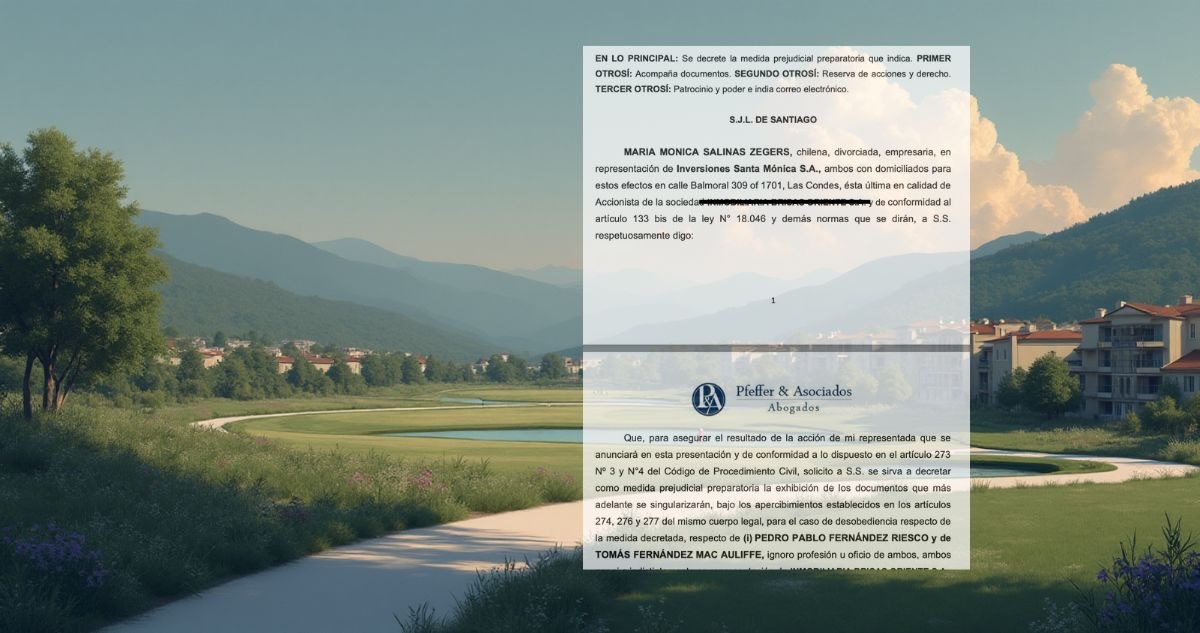 Familia Fernández en la mira: accionista acusa venta fraudulenta de sitios anexos a Brisas de Chicureo