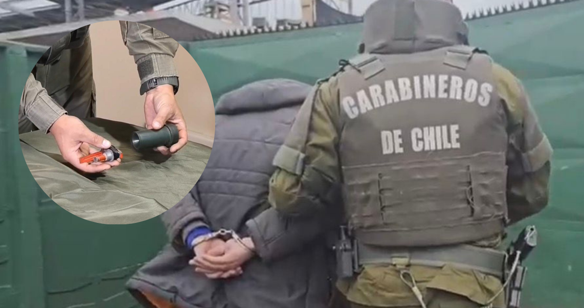 Cae “El Pillo”, lanza internacional que operaba como traficante en Temuco: le incautaron una granada