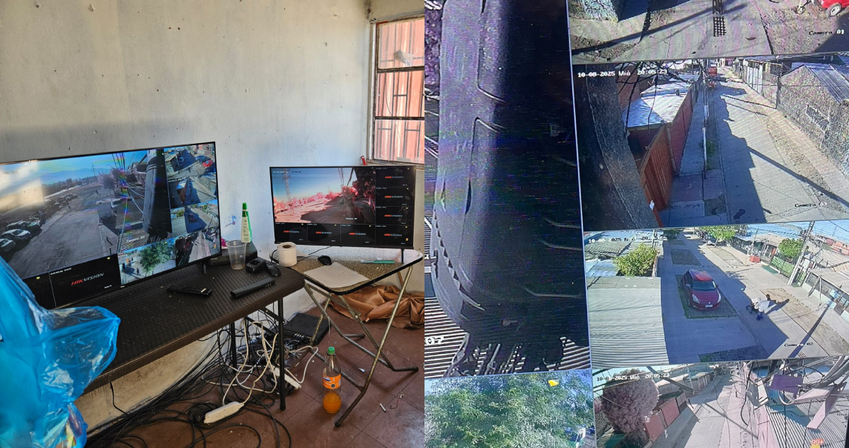 Cae una nueva central de cámaras utilizada por el narcotráfico en Lo Espejo