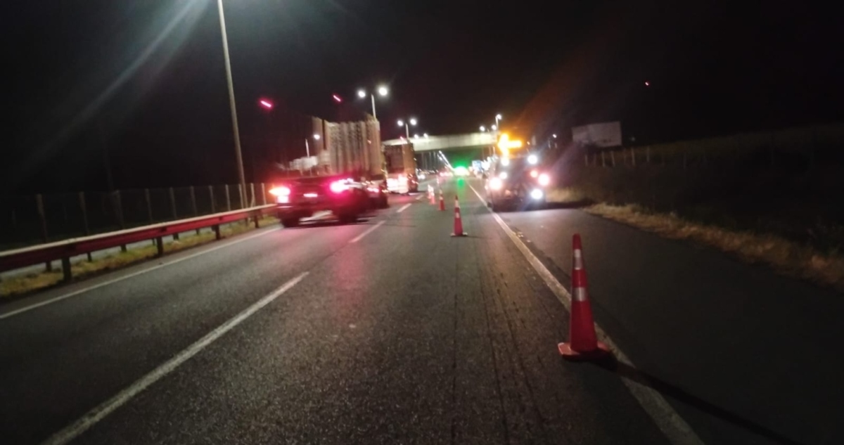 Carabineros repelió ataque a disparos a vehículos en la Ruta 5 Sur