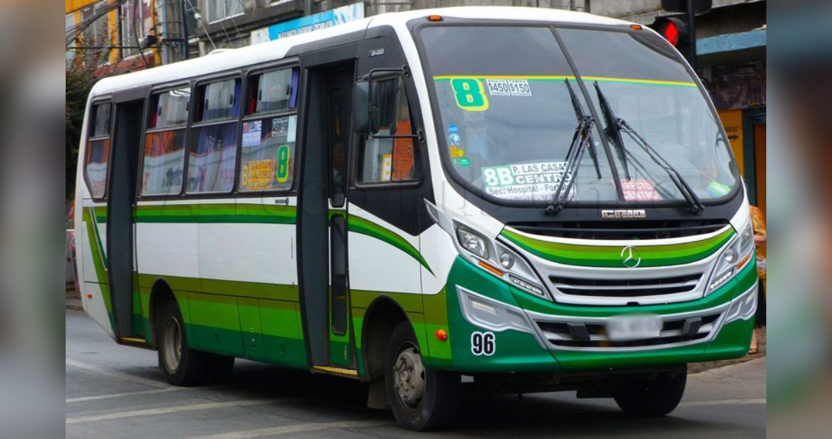 Detienen por secuestro a chofer de micro en Padre Las Casas: no dejó bajar a niñas por no pagar pasaje