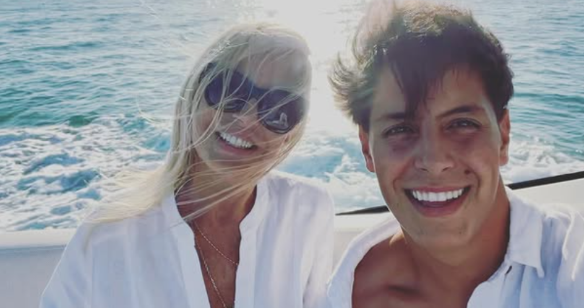 Cecilia Bolocco y su hijo Máximo