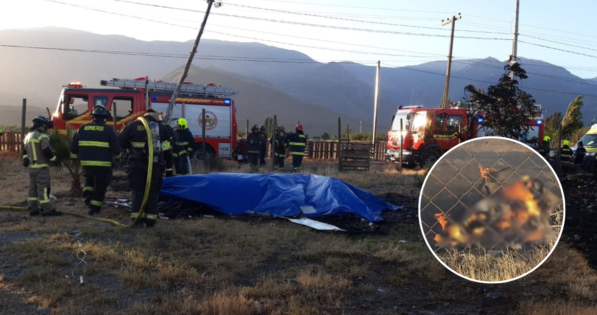 Piloto muere luego que su avioneta capotara en Putaendo: aeronave terminó incendiada