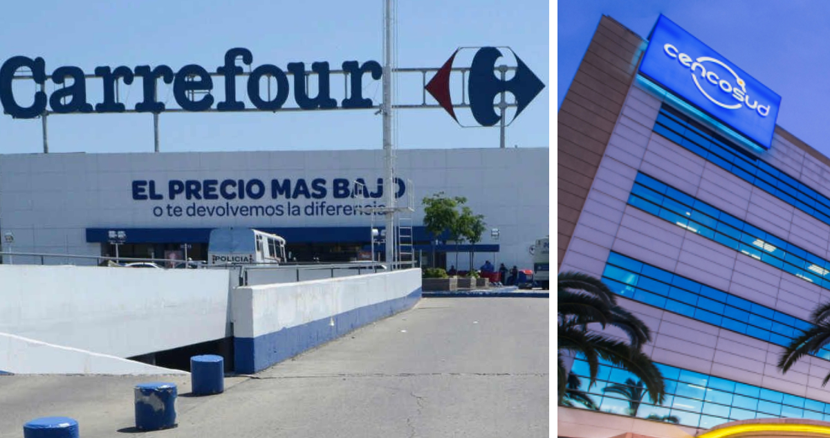 Cencosud anuncia que sale de la carrera para quedarse con los supermercados Carrefour en Argentina
