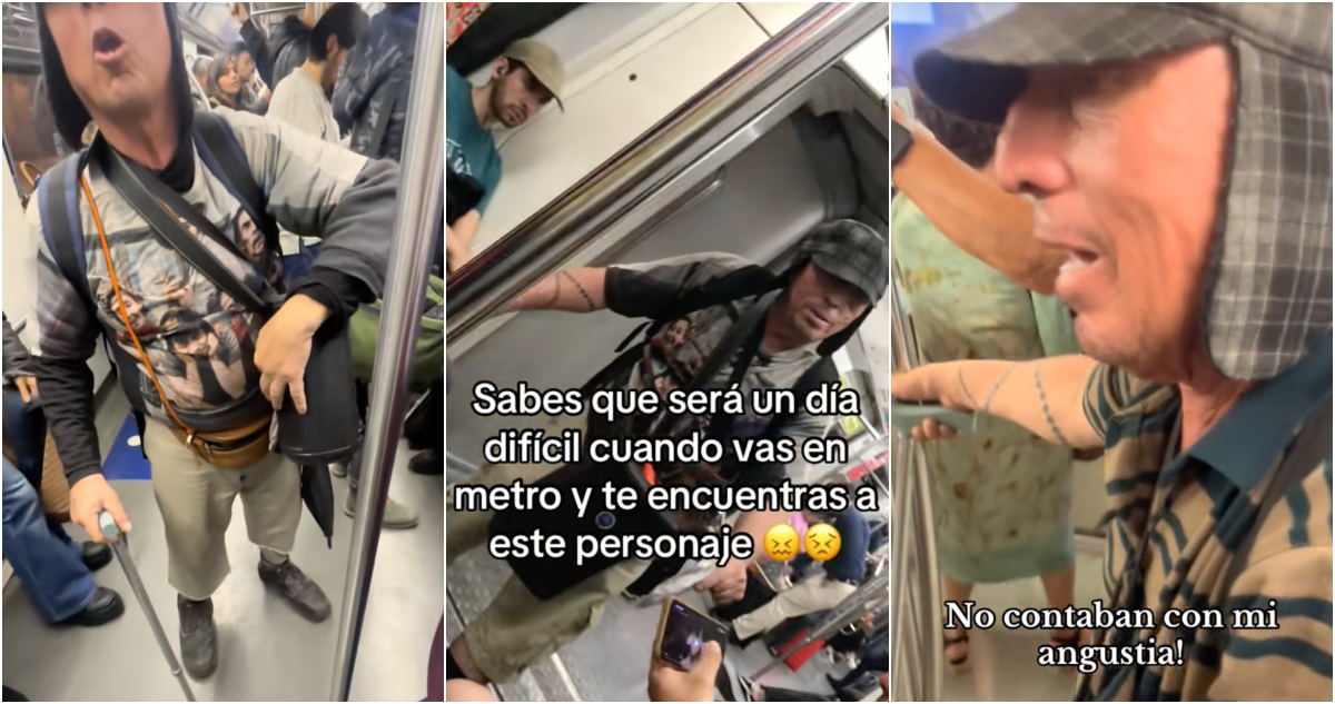 Acusan que conocido “Chavo del 8” del Metro trata mal a pasajeros y acosa a mujeres