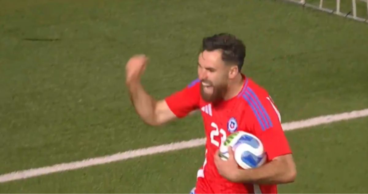 Ben Brereton y su gol para Chile ante Perú