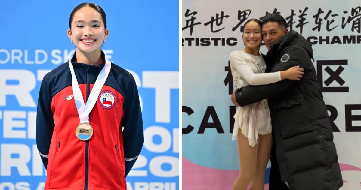 Josefa Ramos, con apenas 14 años, fue sexta del mundo en Mundial de Patinaje.