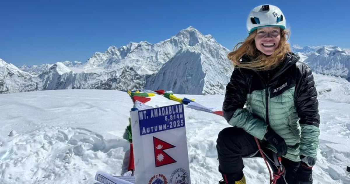 Sofía Cofré conquistó tres ‘seis miles’ y escaló corriendo el mítico Ama Dablam.