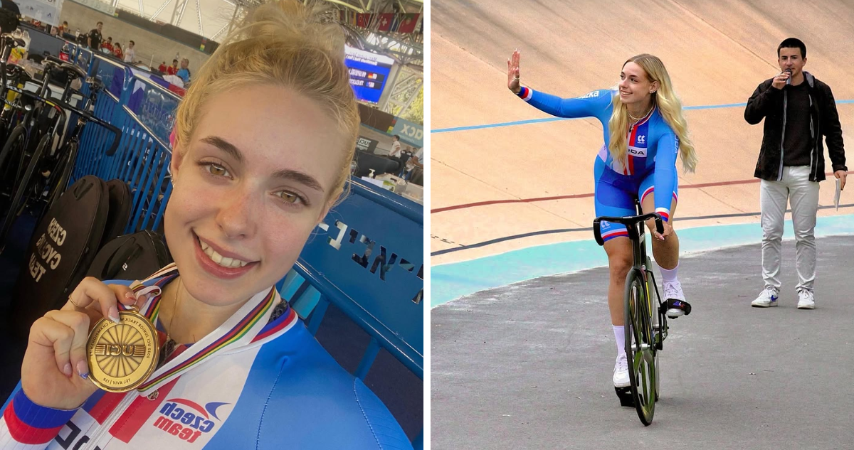 Ciclista checa asombrada con velódromo del Mundial de Pista en Chile: “No tenemos uno como este”