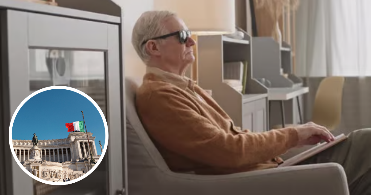 Anciano fingió ser ciego por 50 años en Italia