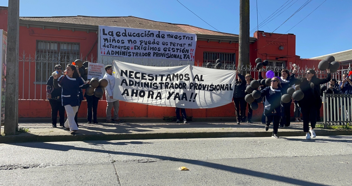 Cierre de colegio en Penco