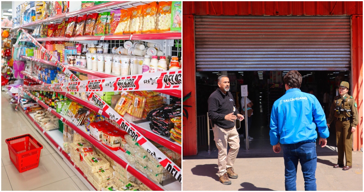 Mall chino fiscalización en Talcahuano