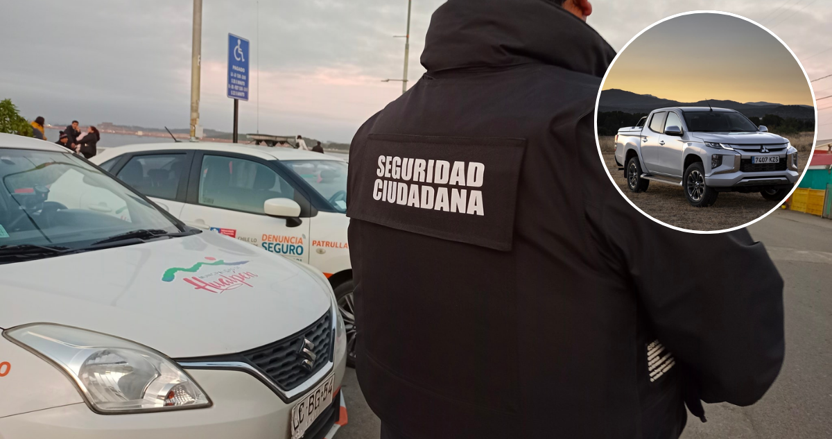 Recuperan en Hualpén camioneta robada a familia en sector Lomas de San Sebastián en Concepción