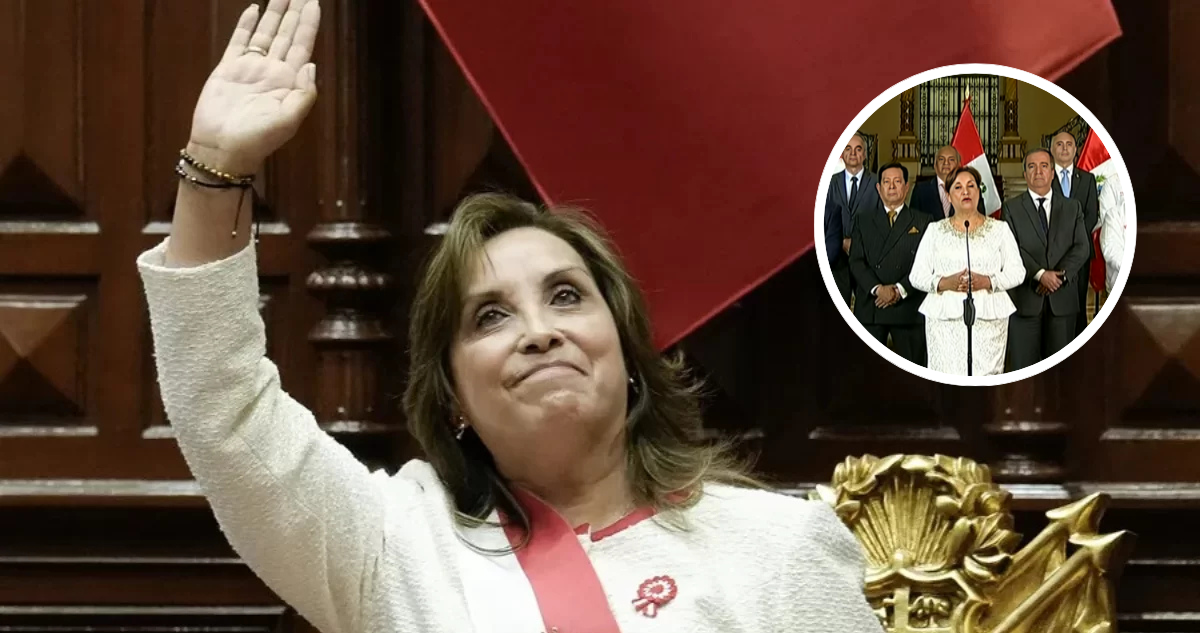 Dina Boluarte, presidenta destituida de Perú
