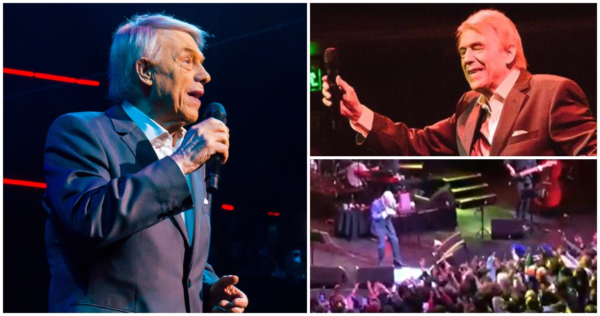 Como quinceañeras: Salvatore Adamo a los 81 años desató locura y fanatismo en el Caupolicán