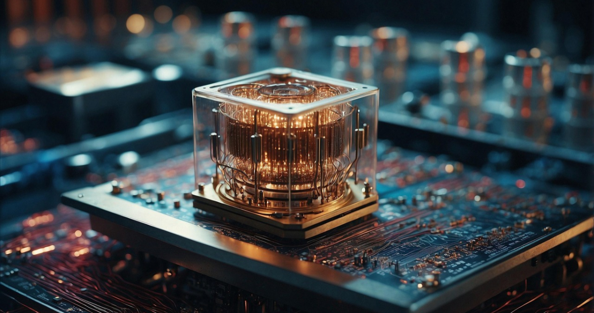 Imagen de un chip para ilustrar nota sobre el efecto túnel cuántico